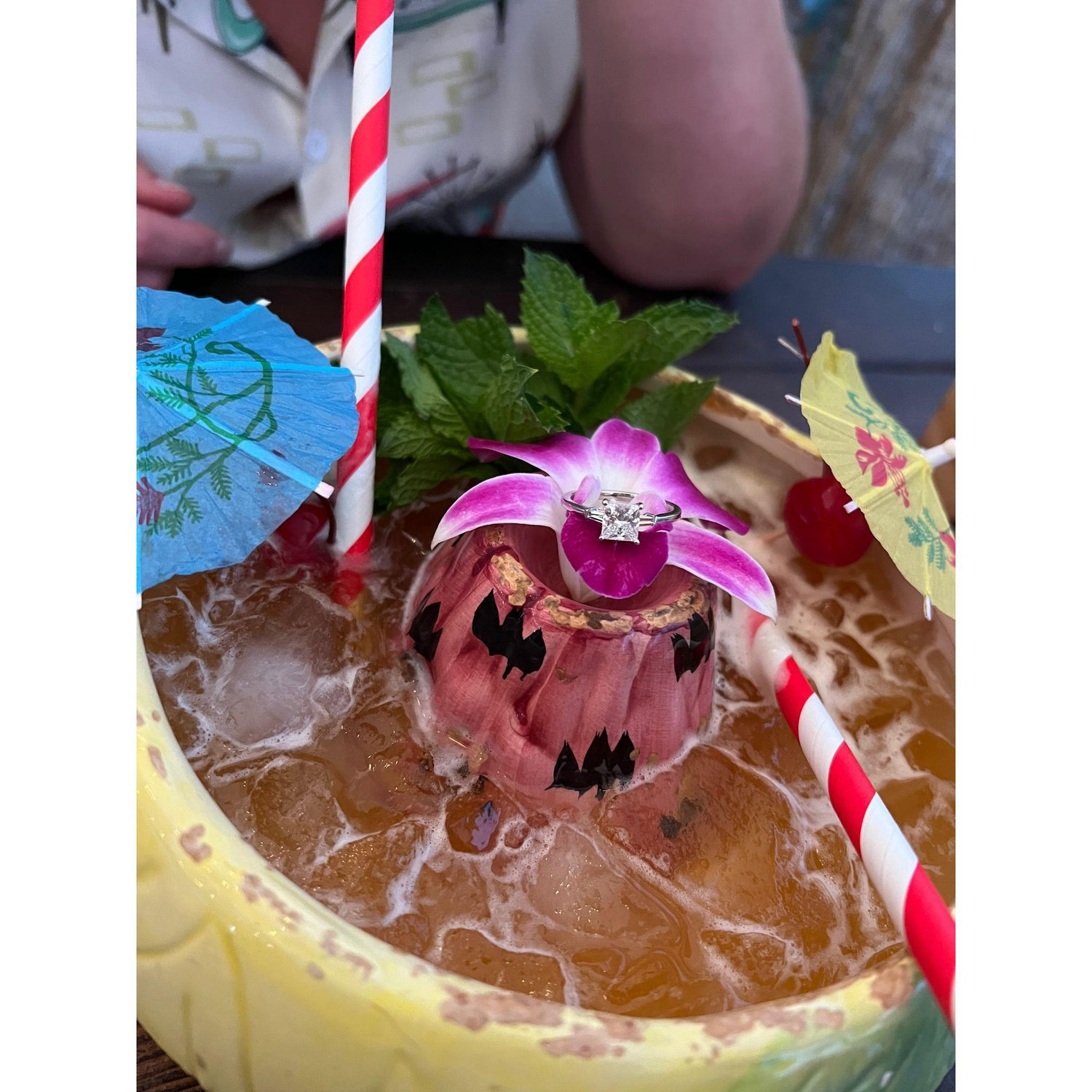 Proposal via Tiki Drink, Tonga Hut North Hollywood - Jul 2022