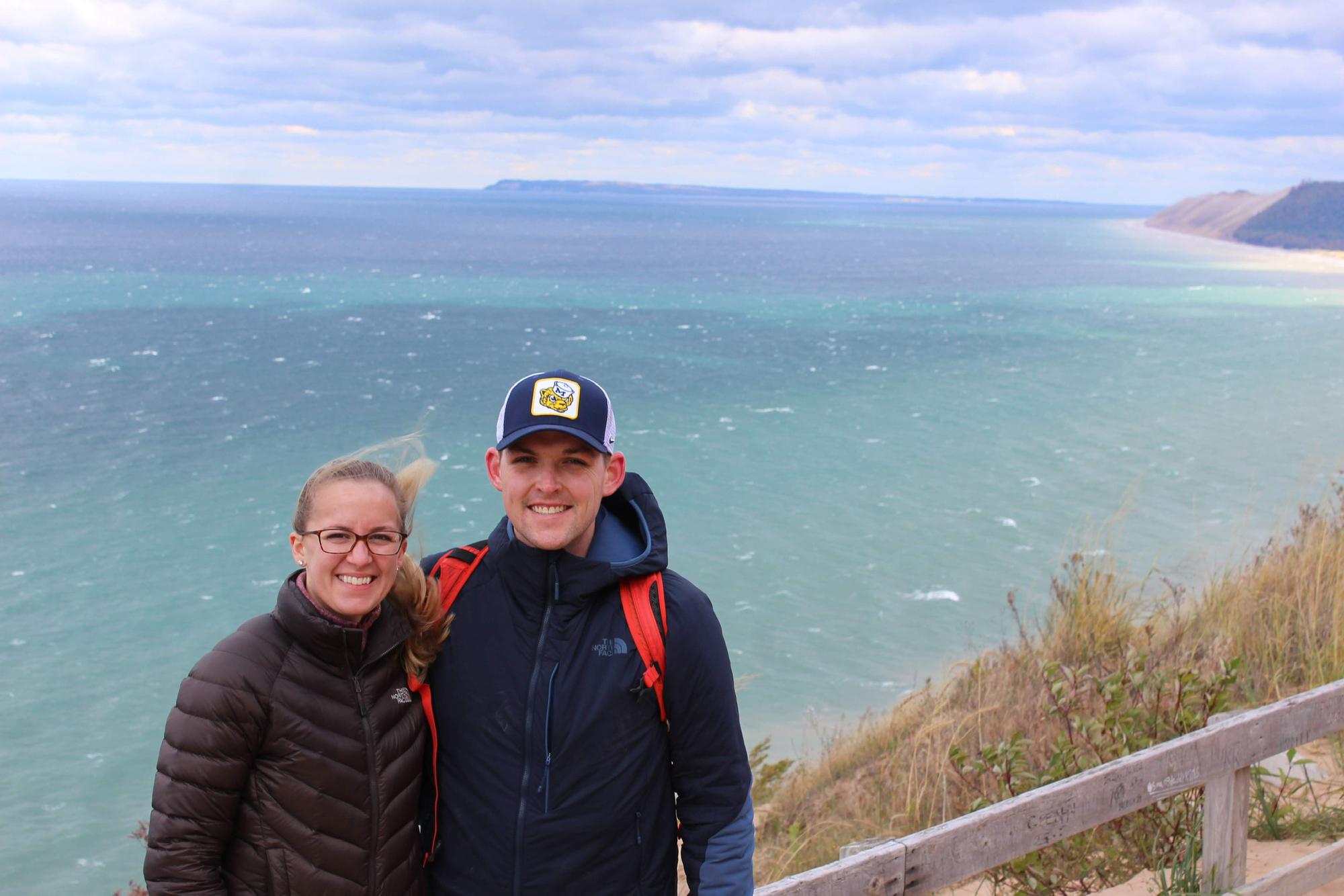 atop Sleeping Bear Dunes, MI