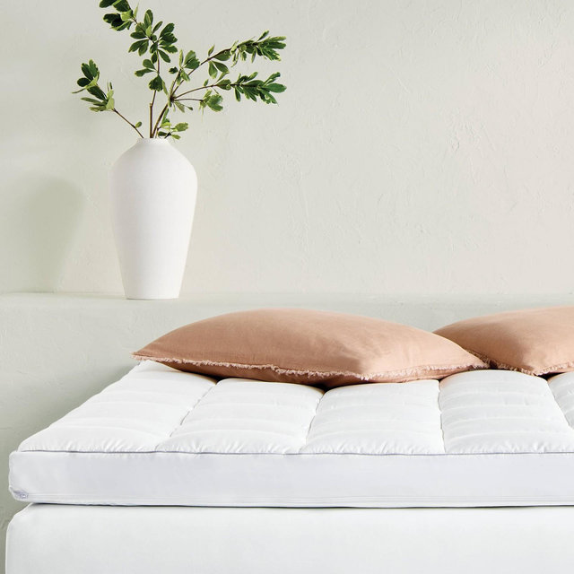 Queen Premium Cooling 4" Dual Layer Memory Foam Mattress Topper - Casaluna™