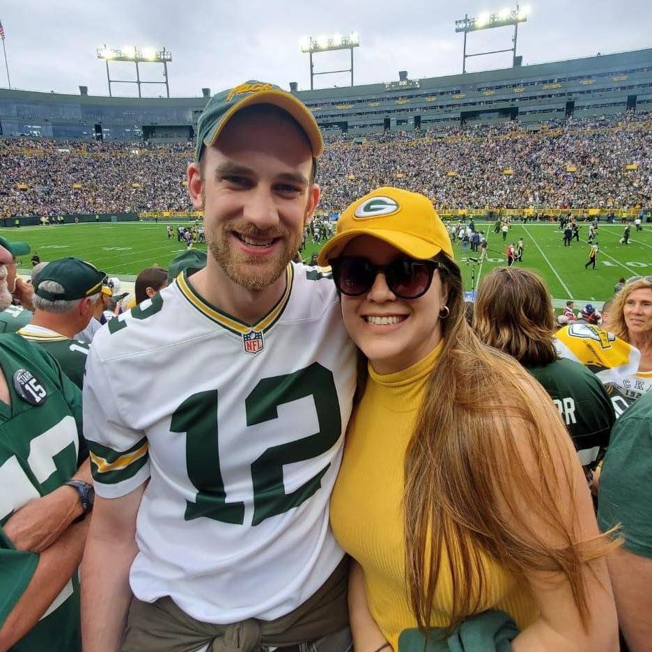 Go Pack Go! At Lambeau Field, Greenbay WI