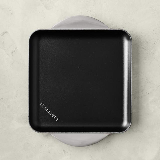 Le Creuset Enameled Cast Iron Square Griddle, 9 1/2", Oyster