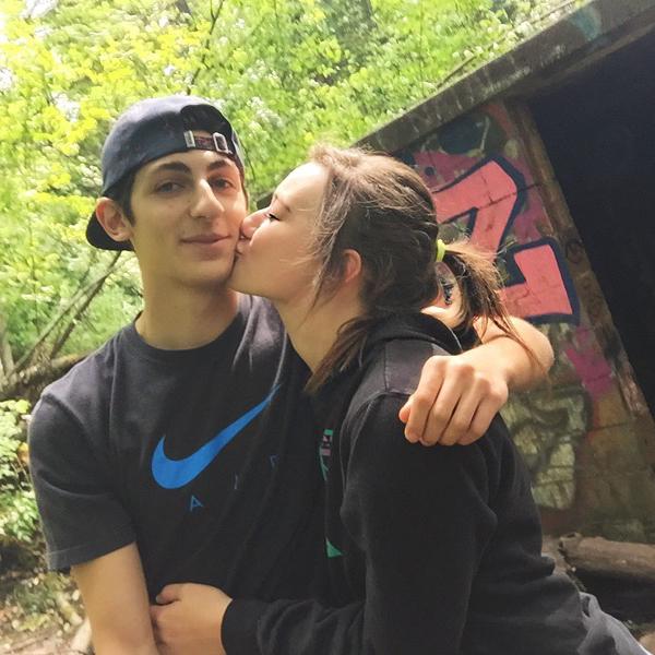 One of our first hikes (The Switchbacks)