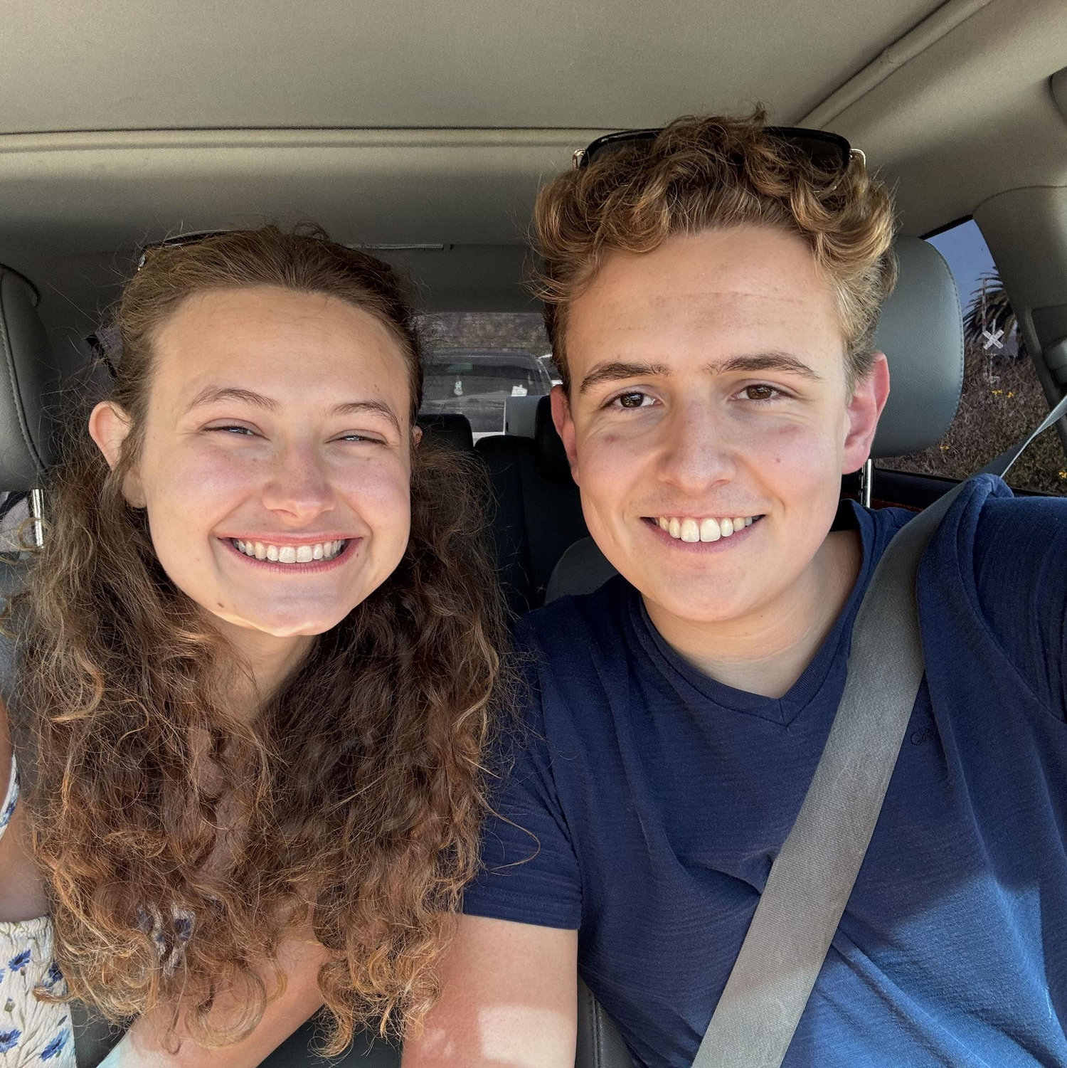 Arriving at the Beach - before Isaias proposed. Sept 7th, Carpinteria State Beach