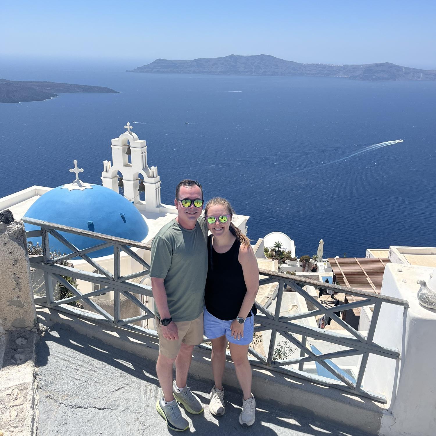 From our day in Santorini, Greece, one of our favorite stops on our Mediterranean cruise