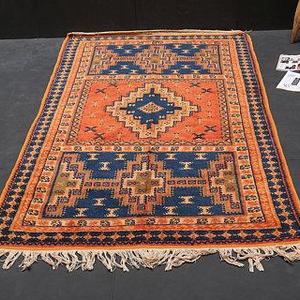 Prestigious Moroccan Berber 5x9 Authentic Soft Berber Rug Stunning fabulous Rug Taznakht Teppich Rug Classic Design OLD rug