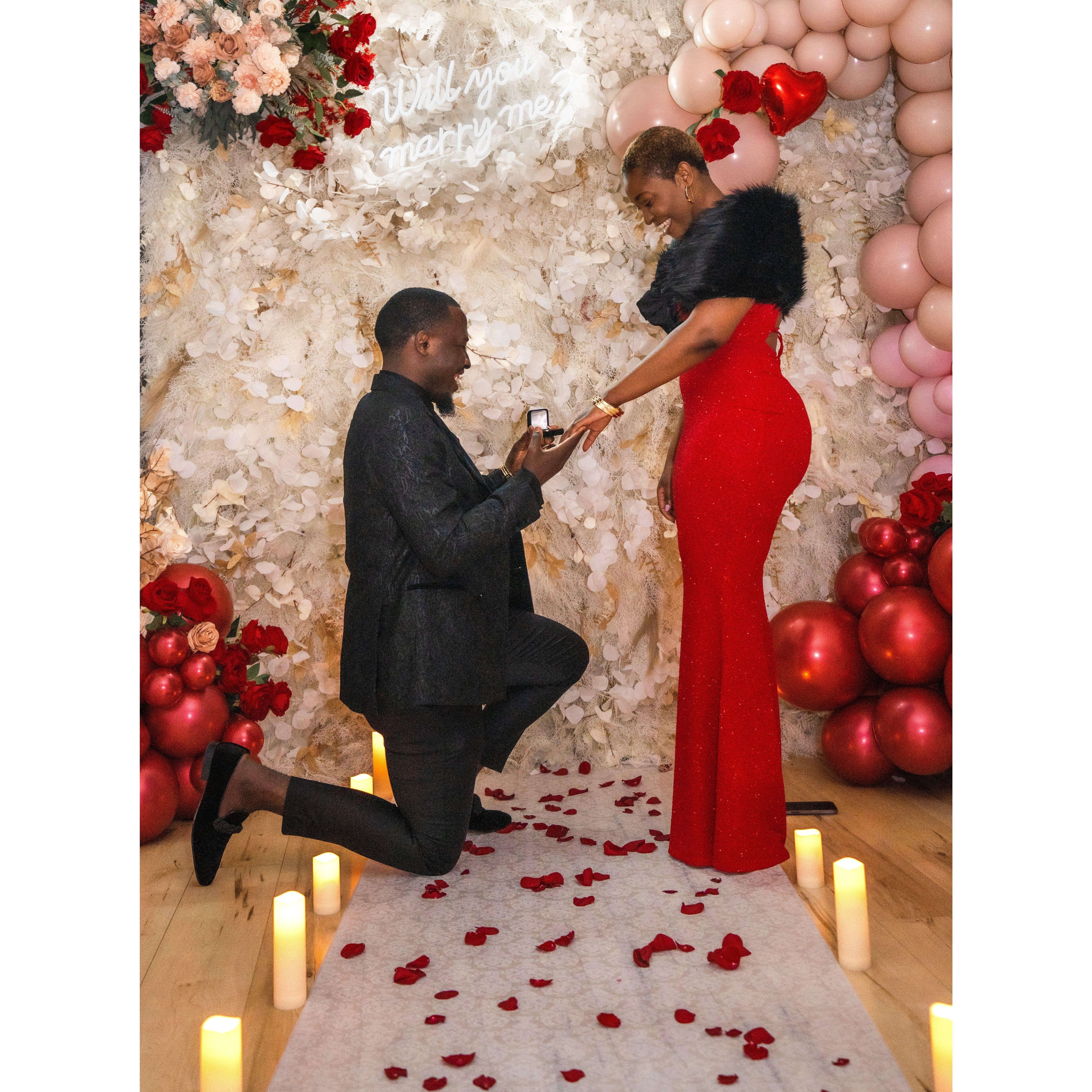 When She said YES!