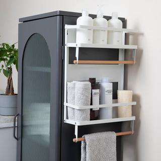 Metal Magnetic Organizer with Paper Towel Holder