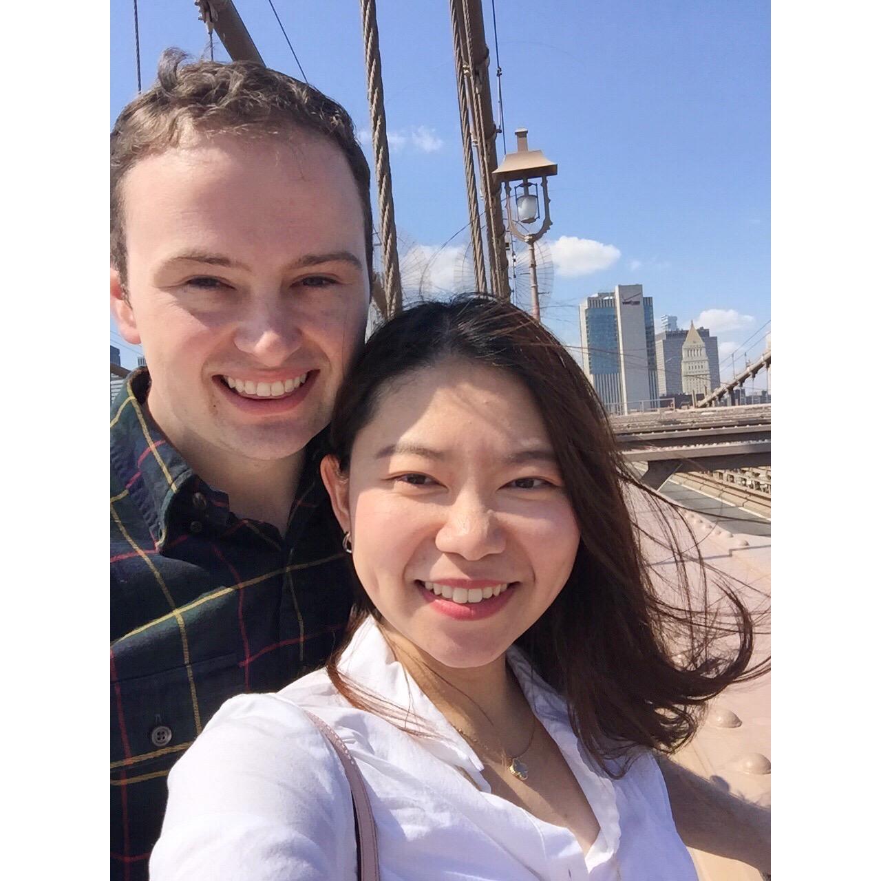 Sunny Day at Brooklyn Bridge