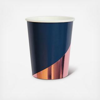 Erika Paper Cups 8-Pack, Set of 2
