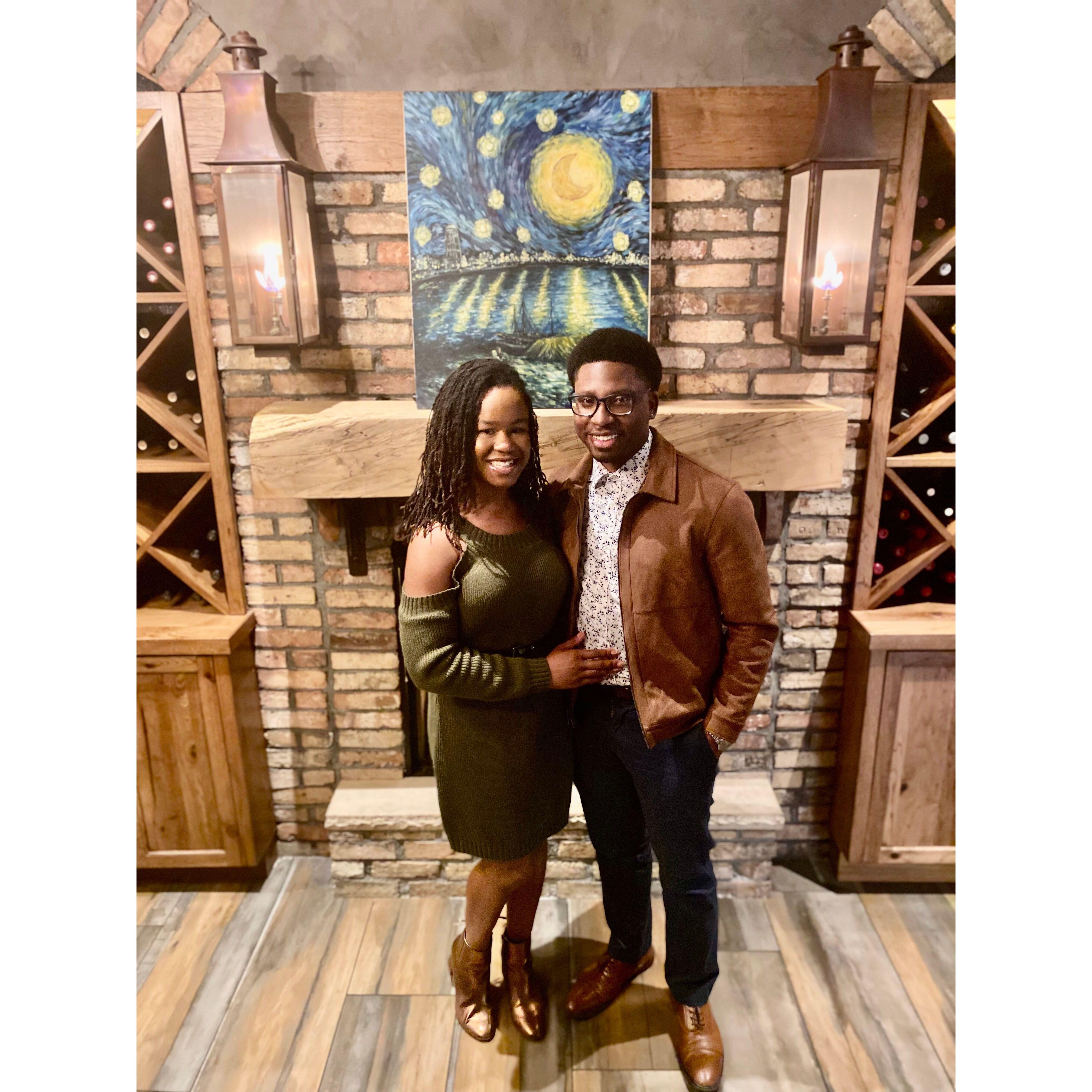 The day Larry asked Ayanna to be his girlfriend.  This was their commitment to being intentional about marriage in their dating journey.
