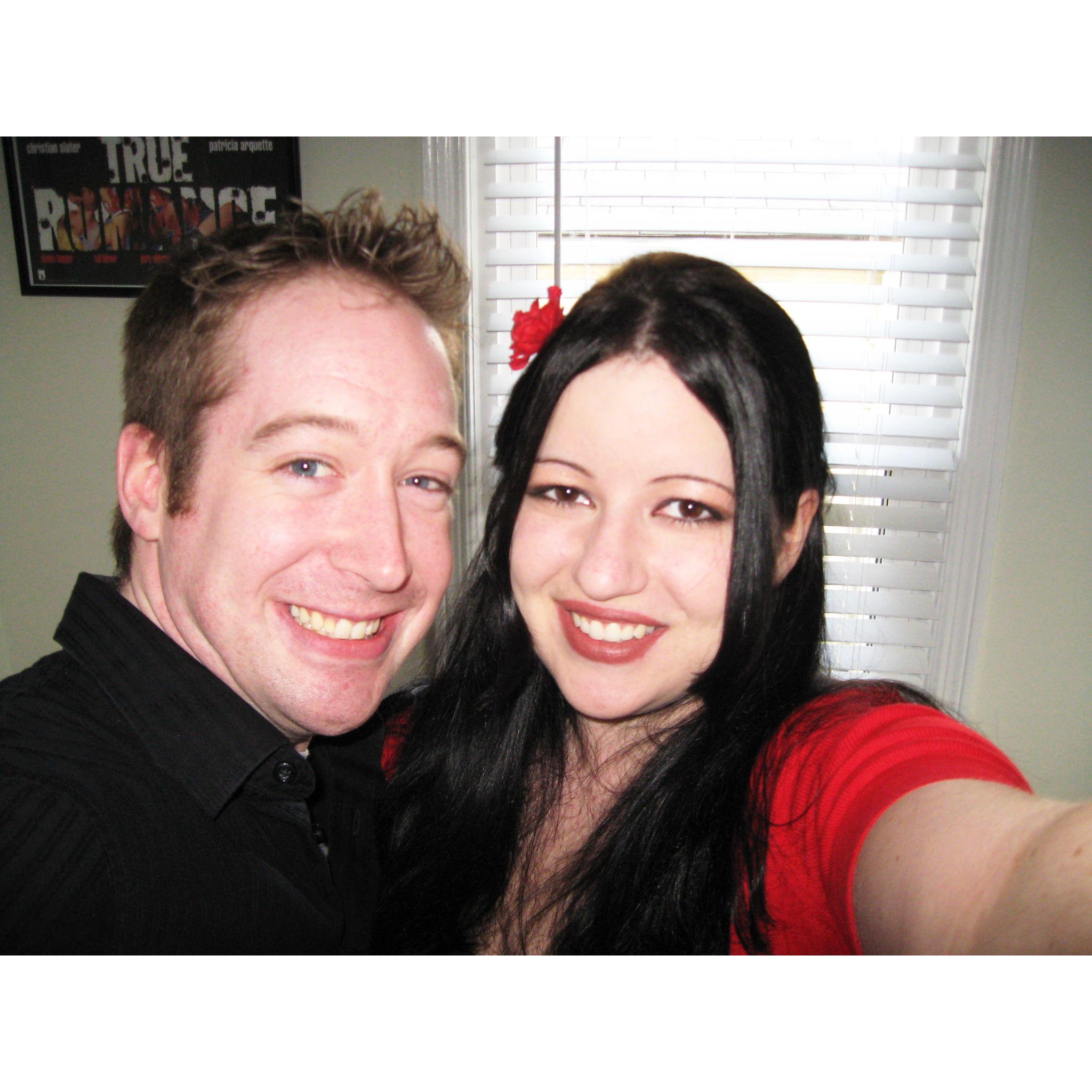 Taking Andy out for his 26th birthday when he lived in Cuyahoga Falls (2011)