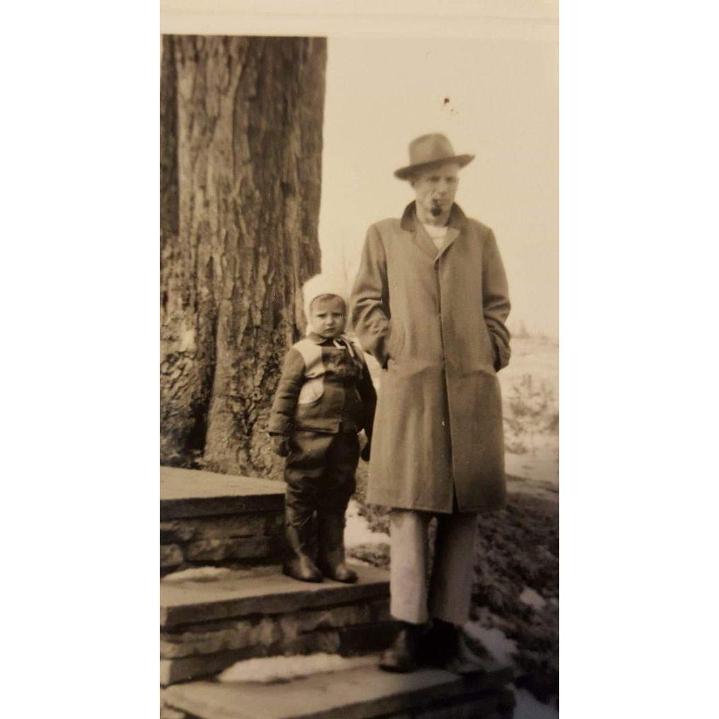 Nate's mom, Marcia, and her father, Harry Cooley circa 1960