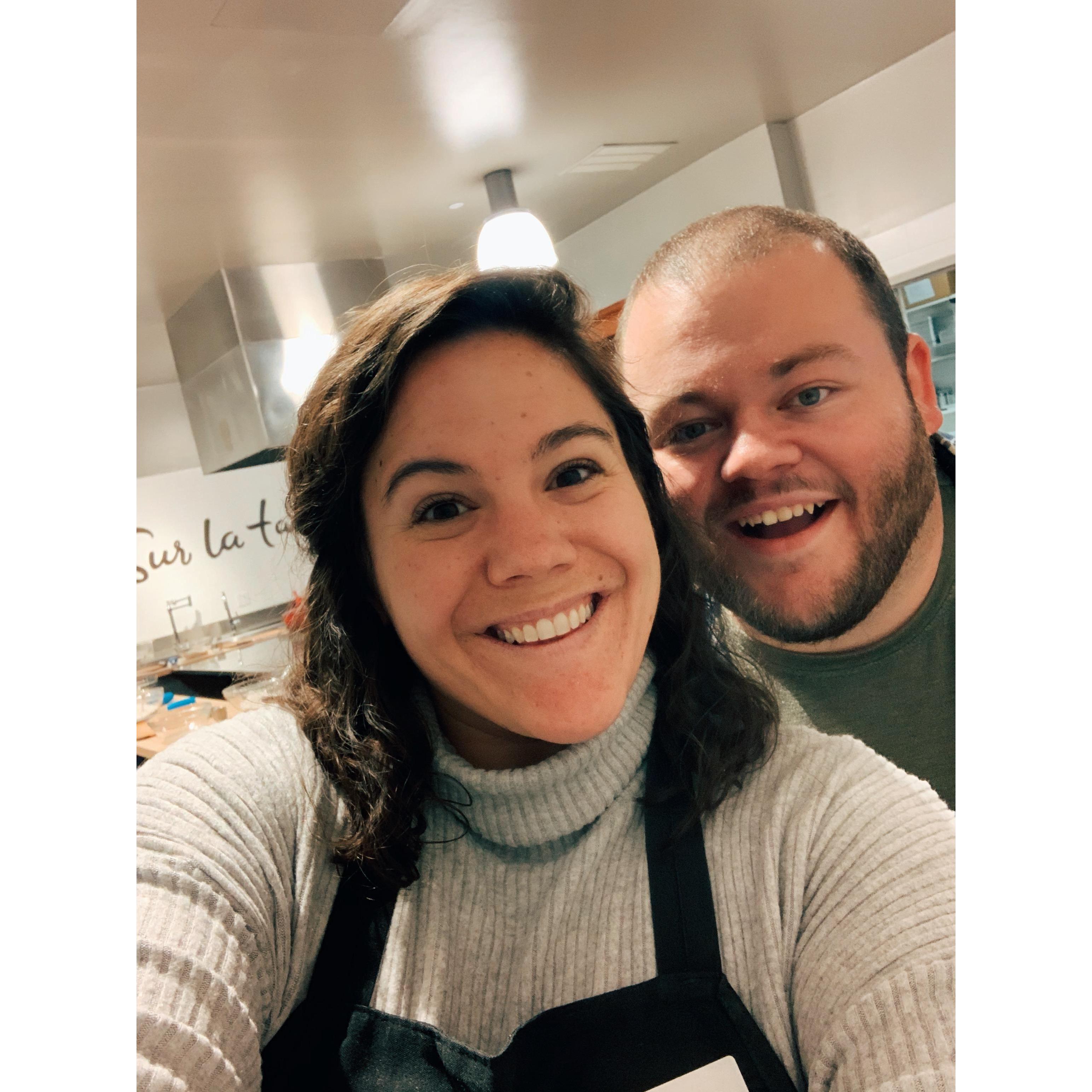 Josiah surprised me with a cooking class for my 30th birthday!