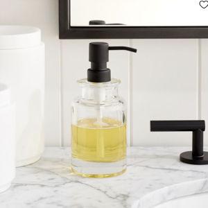 Apothecary Glass Bath Soap Pump