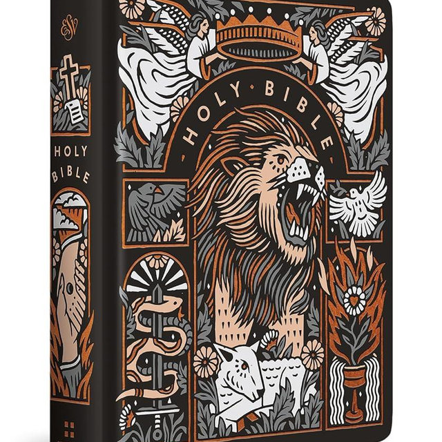 ESV Single Column Journaling Bible, Artist Series (Hardcover, Joshua Noom, The Lion and the Lamb): Holy Bible, English Standard Version