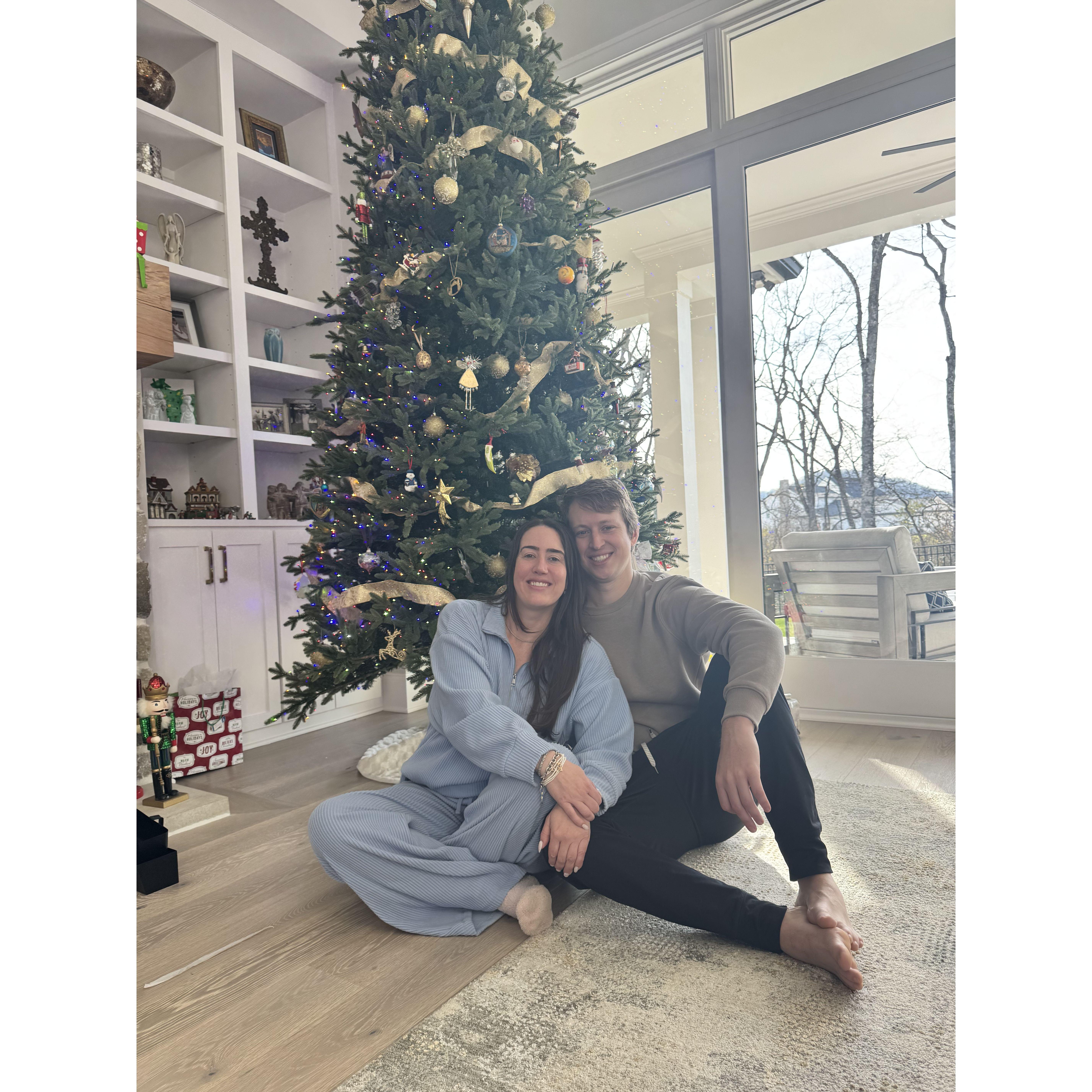 Stefanie's first Christmas with the Cassidys