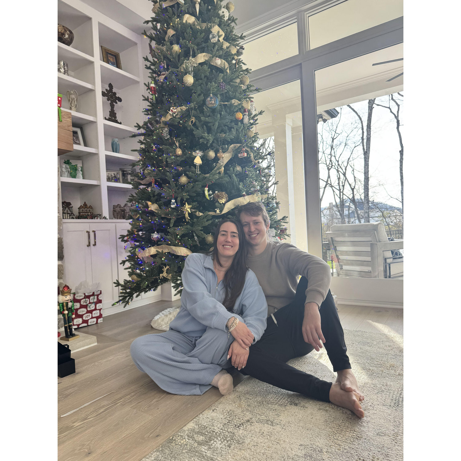 Stefanie's first Christmas with the Cassidys