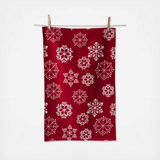 Snowflake Terry Tea Towel, Set of 3