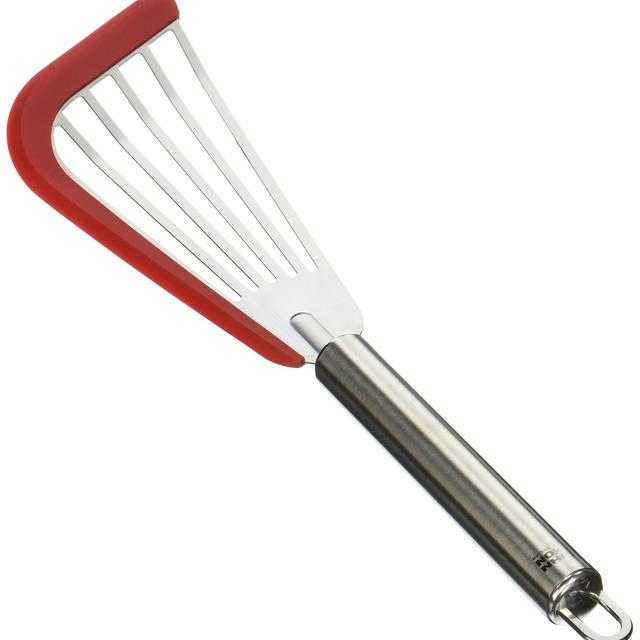 Kuhn Rikon Soft Edge Slotted Spatula, Red