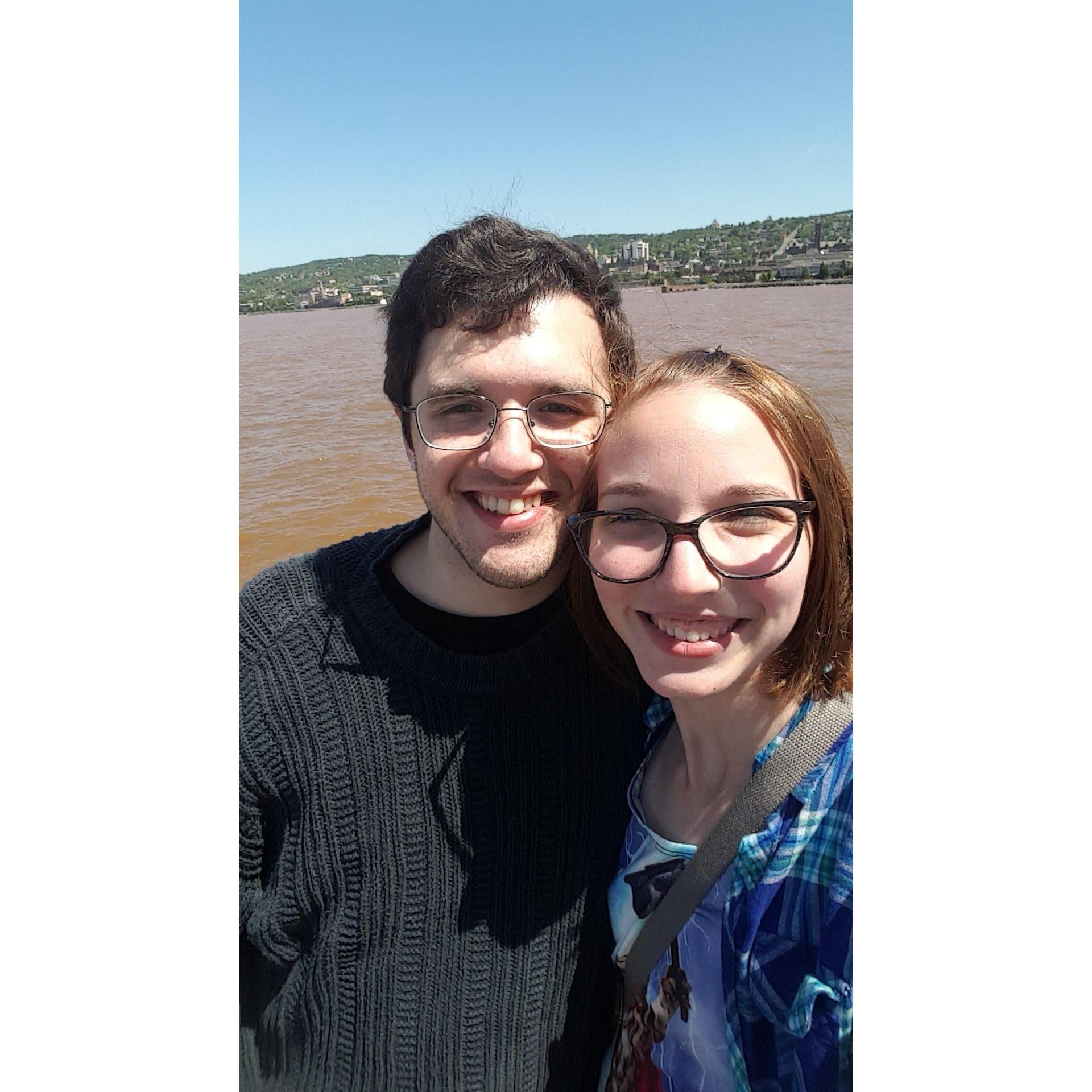 We took a day trip to Duluth with some friends. It was a really nice day!