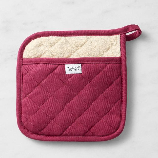 Williams Sonoma Solid Potholder, Pomegranate