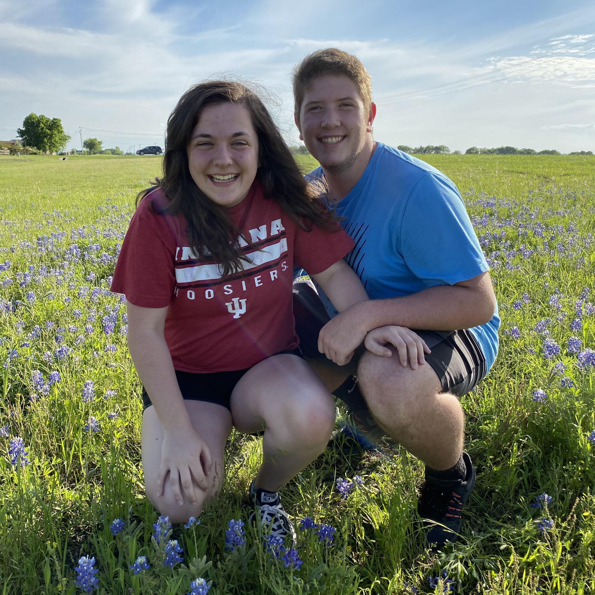mandatory picture in the Texas Blue Bonnets
on G's old Manor family property
April 2020