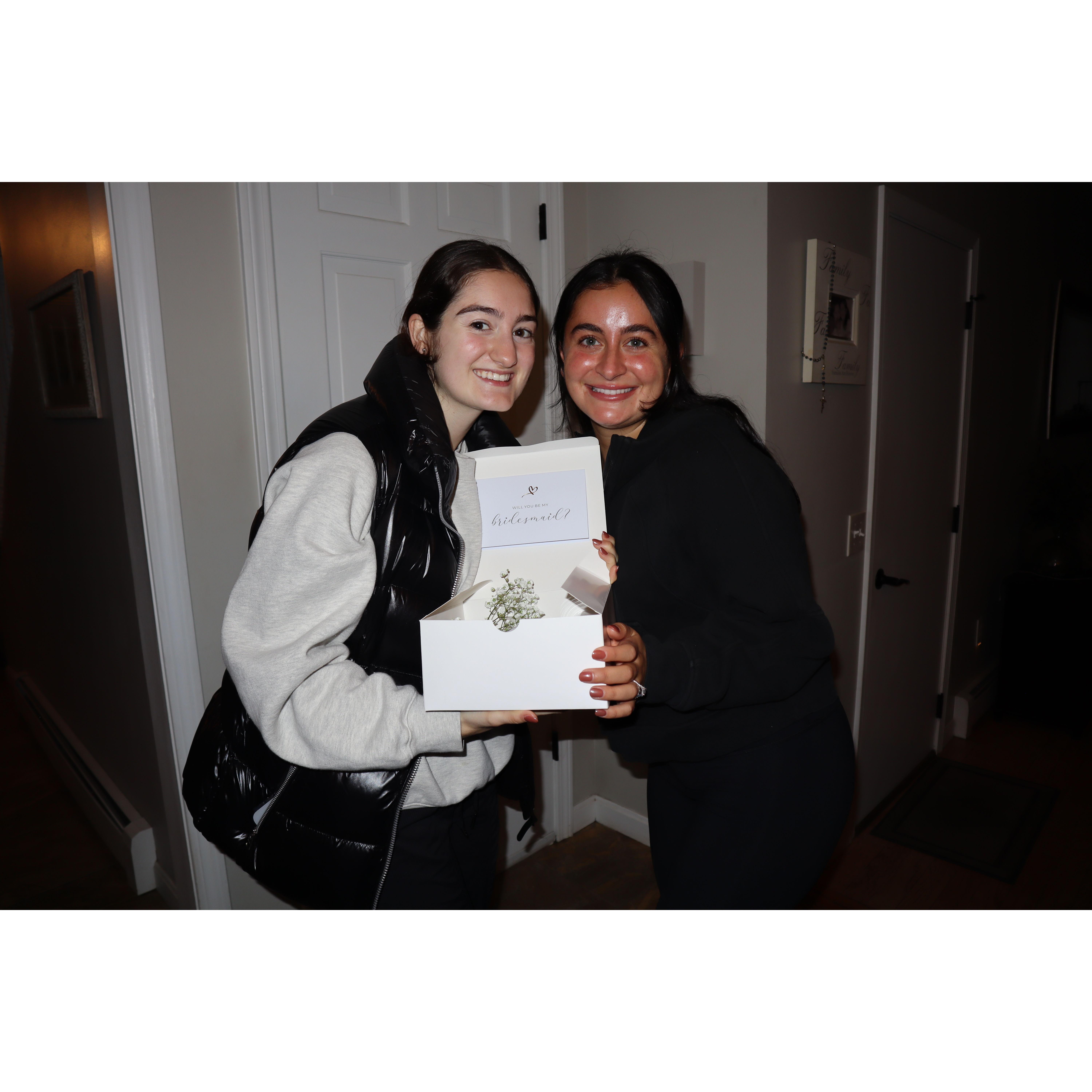 Liv, a Bridesmaid is Lorenzos Girlfriend, since day 1 Liv and Brianna were instantly best friends!!