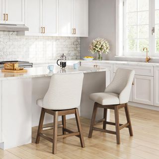 Cabalynn Counter Height Swivel Barstool, Set of 2