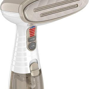 Conair Handheld Garment Steamer for Clothes, Turbo ExtremeSteam 1875W, Portable Handheld Design, Strong Penetrating Steam, White / Champagne