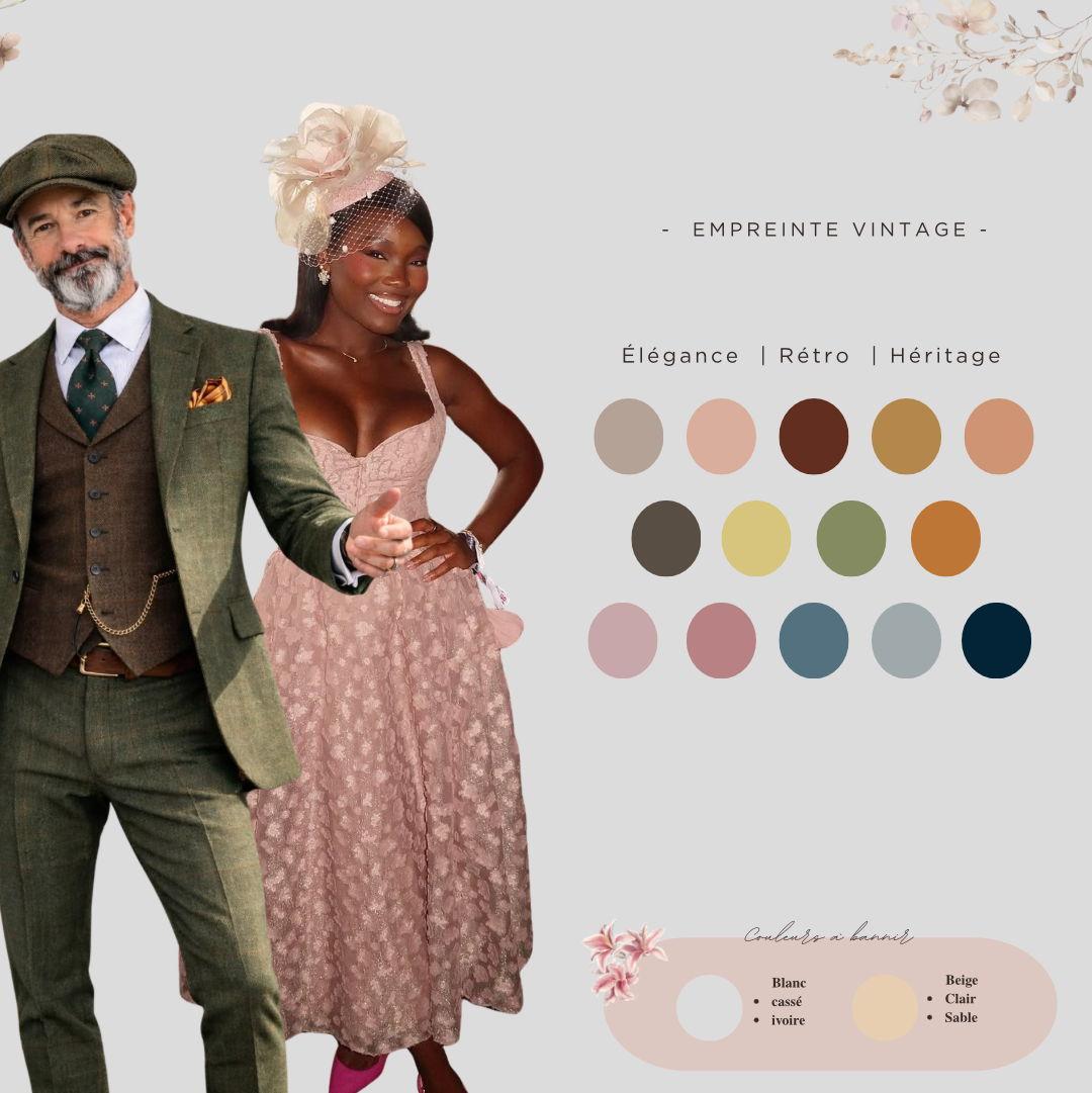Voici notre palette de couleur !