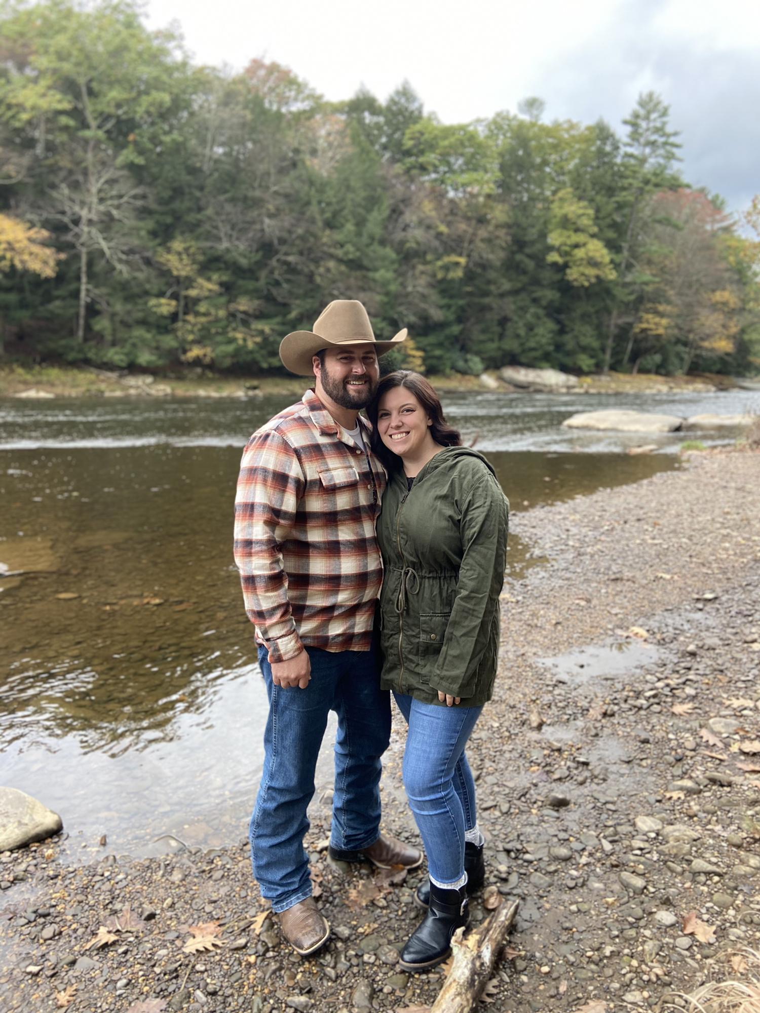 Visiting Cook Forest State Park and Clarion University to show Tommy where Abigail went to college.