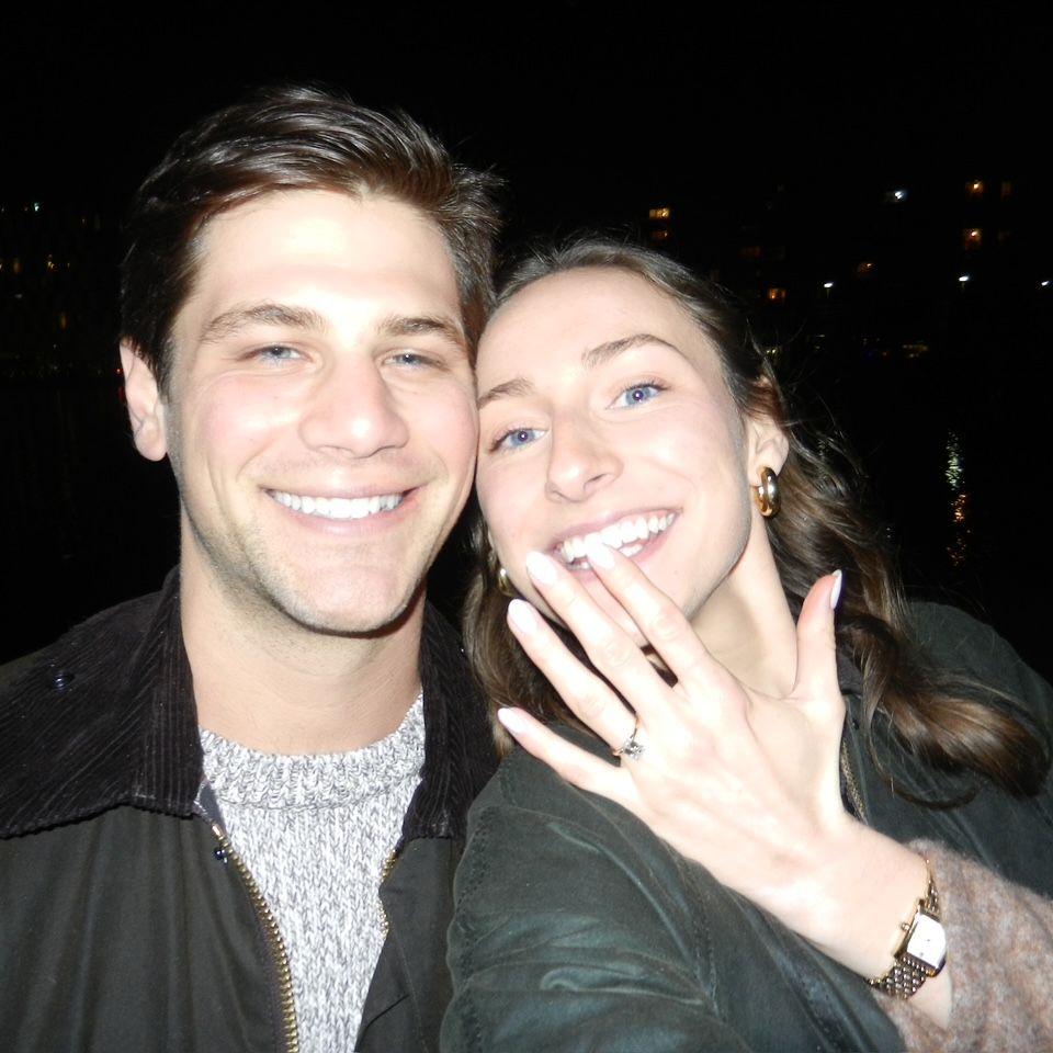 When we got engaged in Ireland!