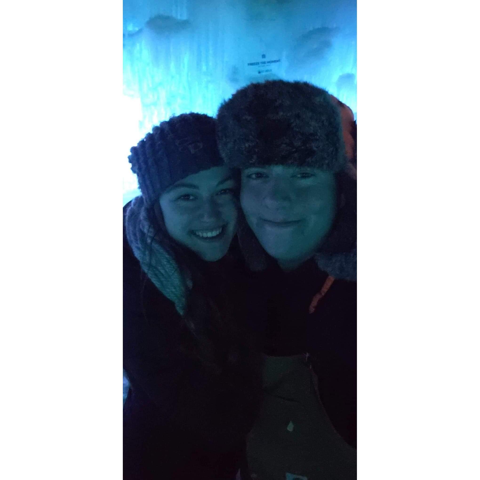 First official date - Lake Geneva Ice Castles - Valentine's Day Trip 2019