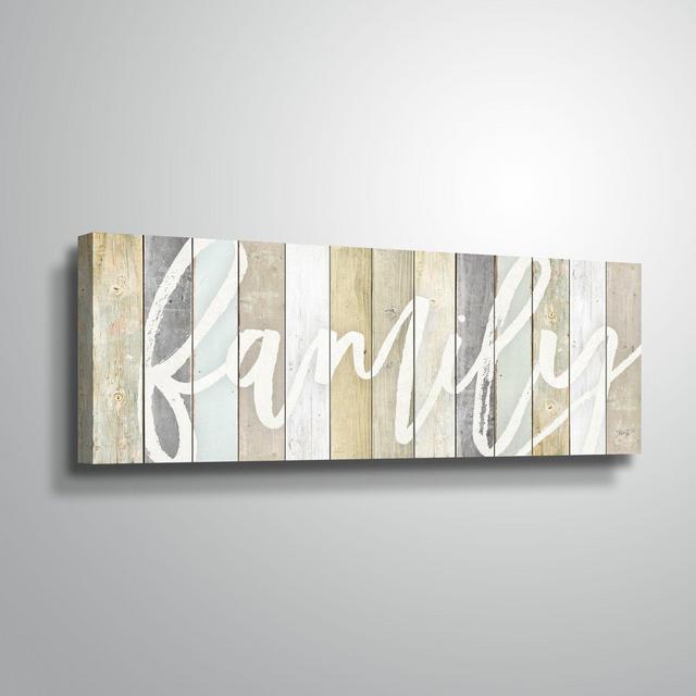 'Family' Textual Art on Canvas