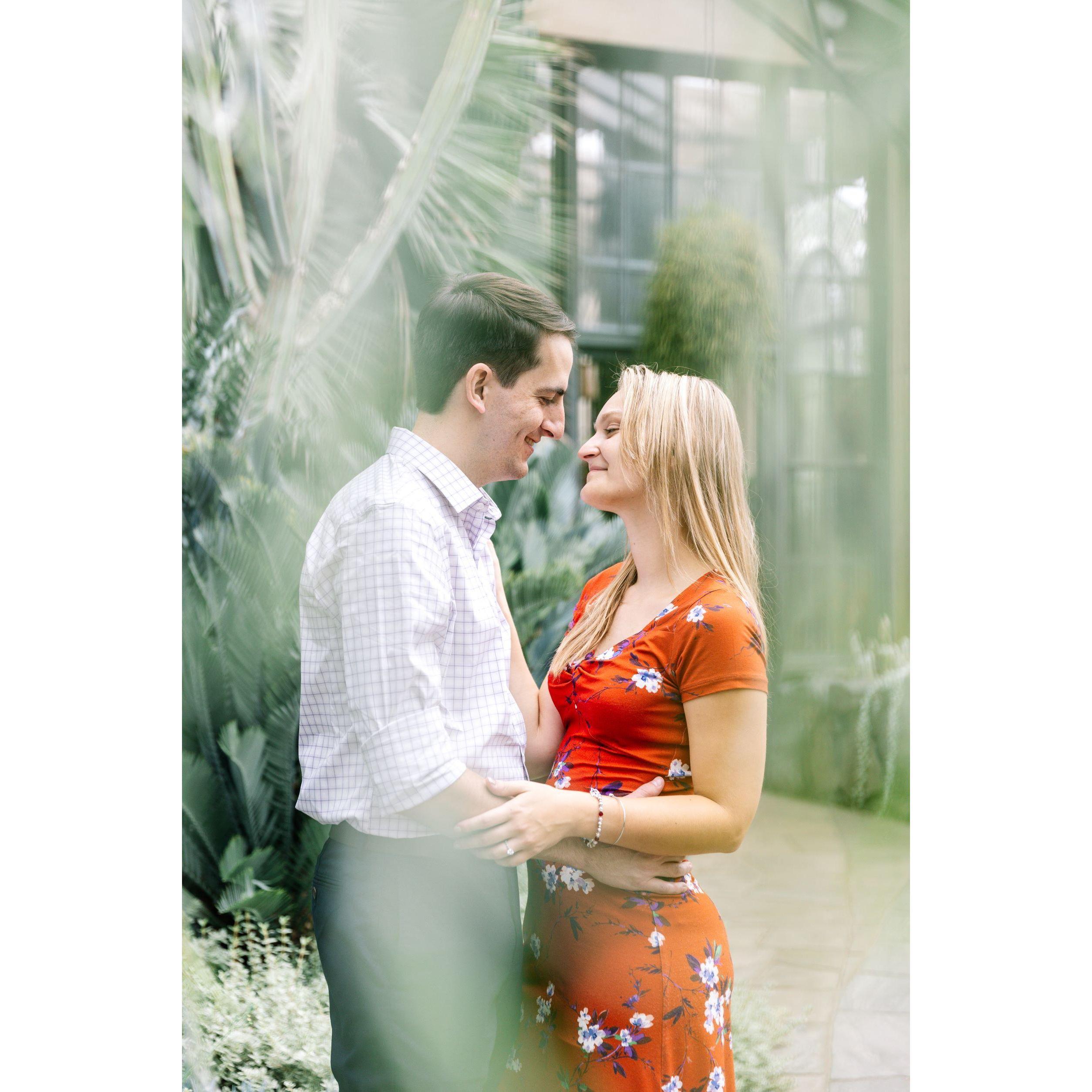 Engagement Session at Longwood Gardens, Aug 2021