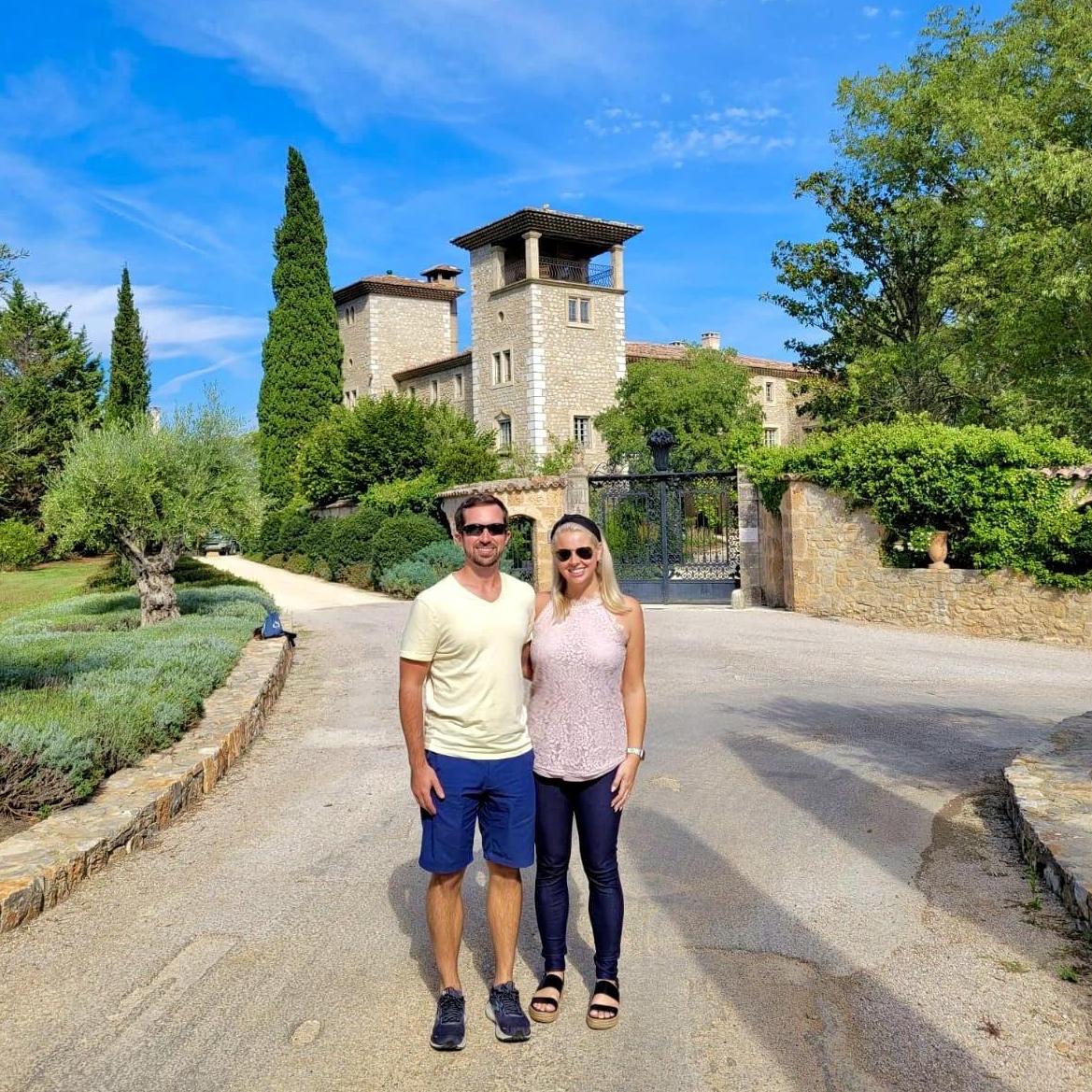 At Chateau de Berne in Provence, France