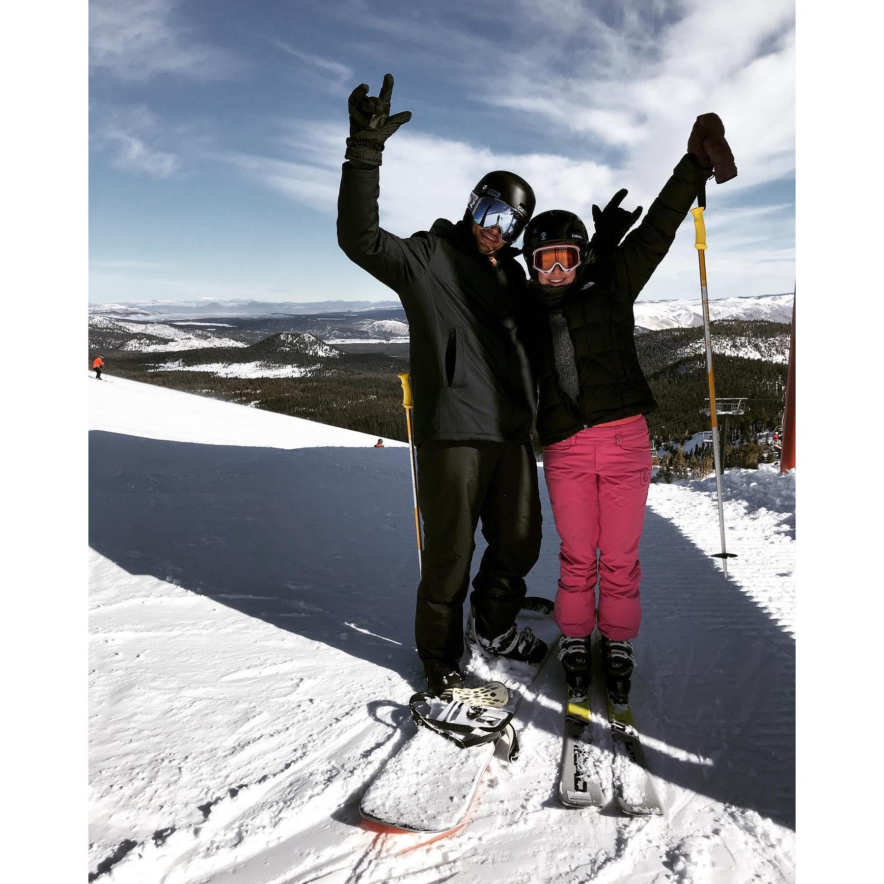 NYE 2019.  We went to Mammoth on a ski trip with friends, I totally thought Eric was going to propose on this trip!