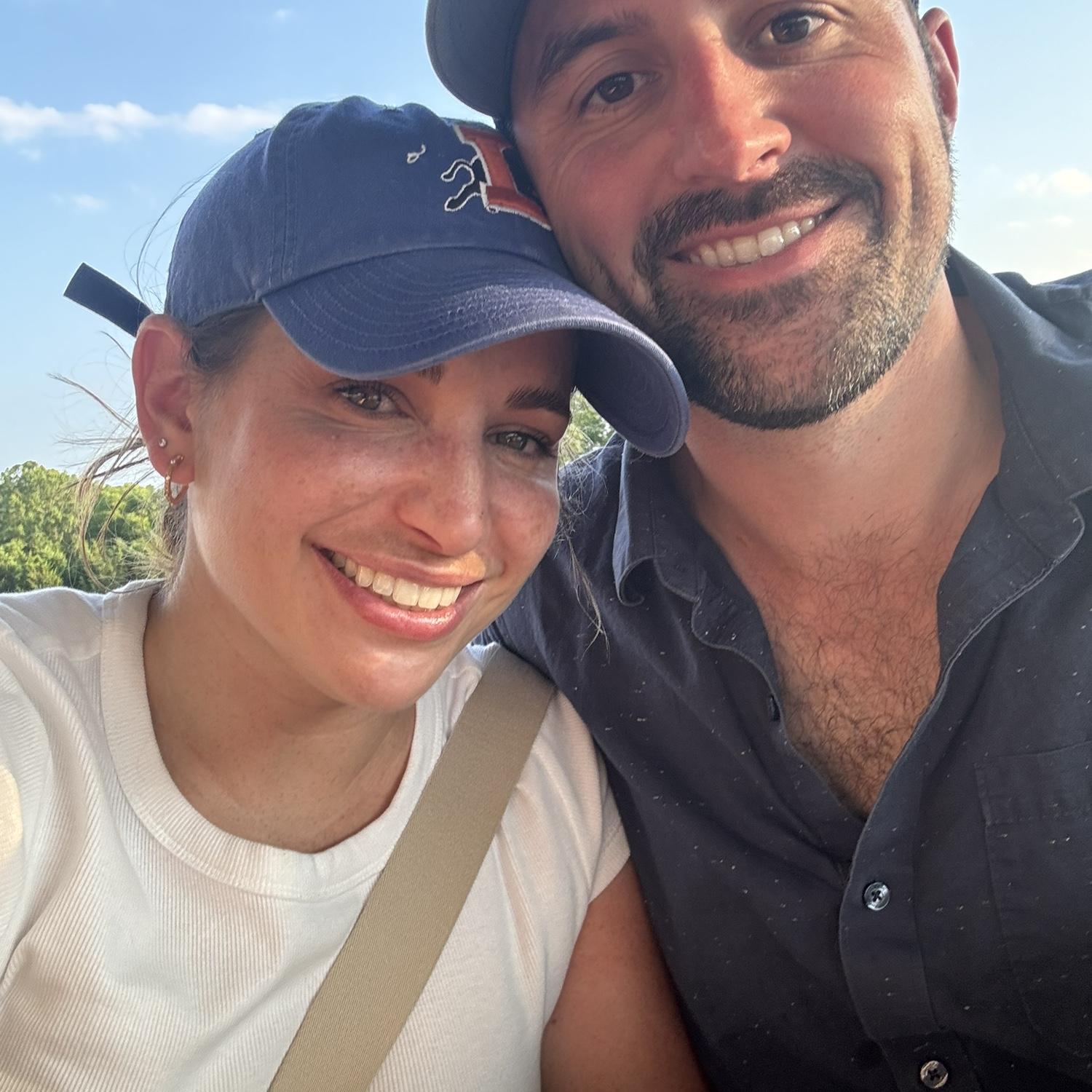 Our first Durham Bulls game together Summer 2024