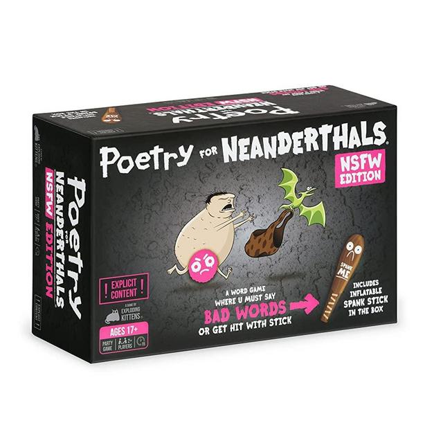 Poetry for Neanderthals NSFW Edition by Exploding Kittens - Card Games for Adults & Teens- Fun Party Games
