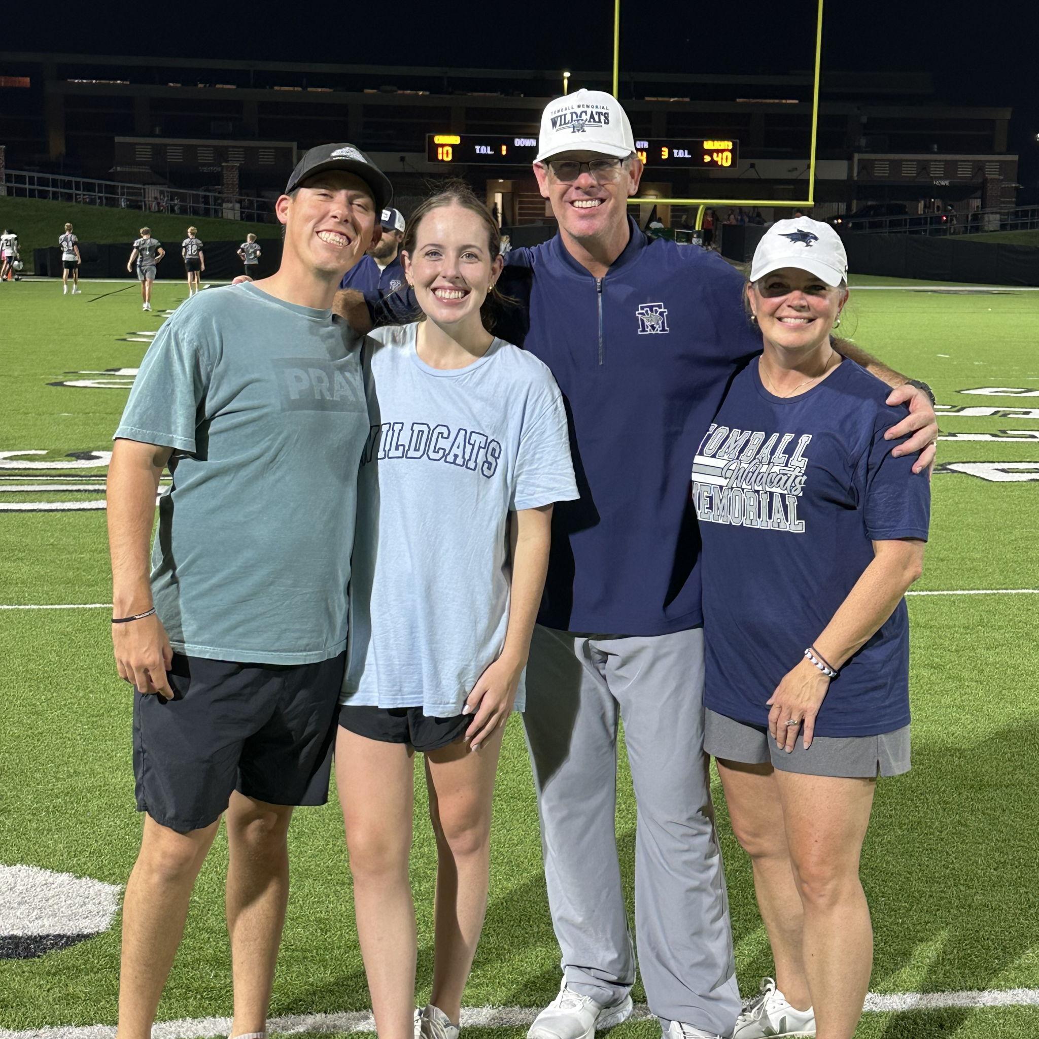 Many Friday nights this fall were spent supporting Coach Cary!