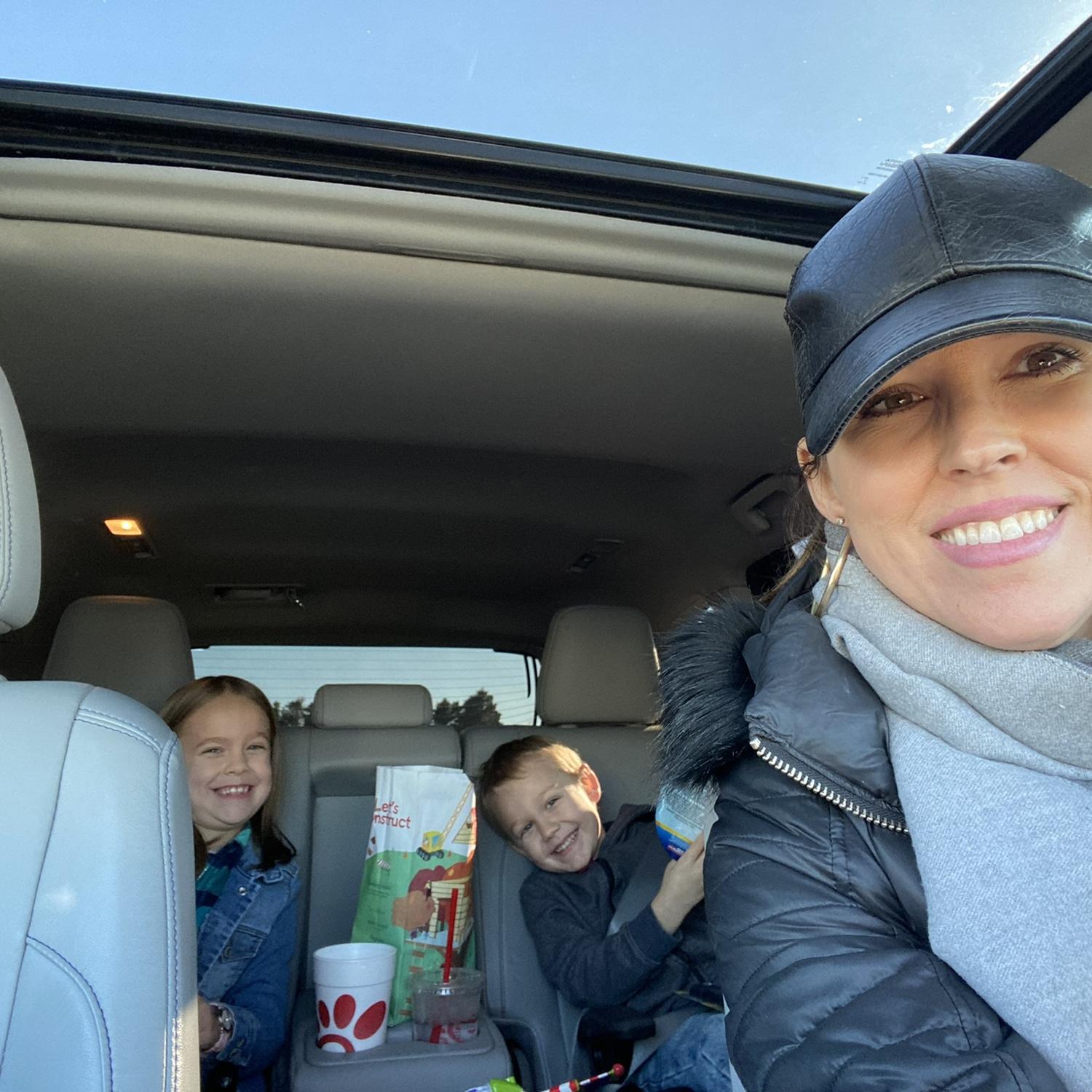 Rebecca with Kenzie and Will