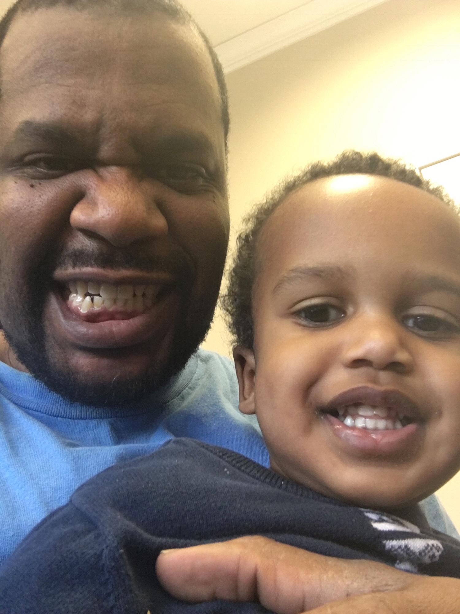 Daddy’s silly face