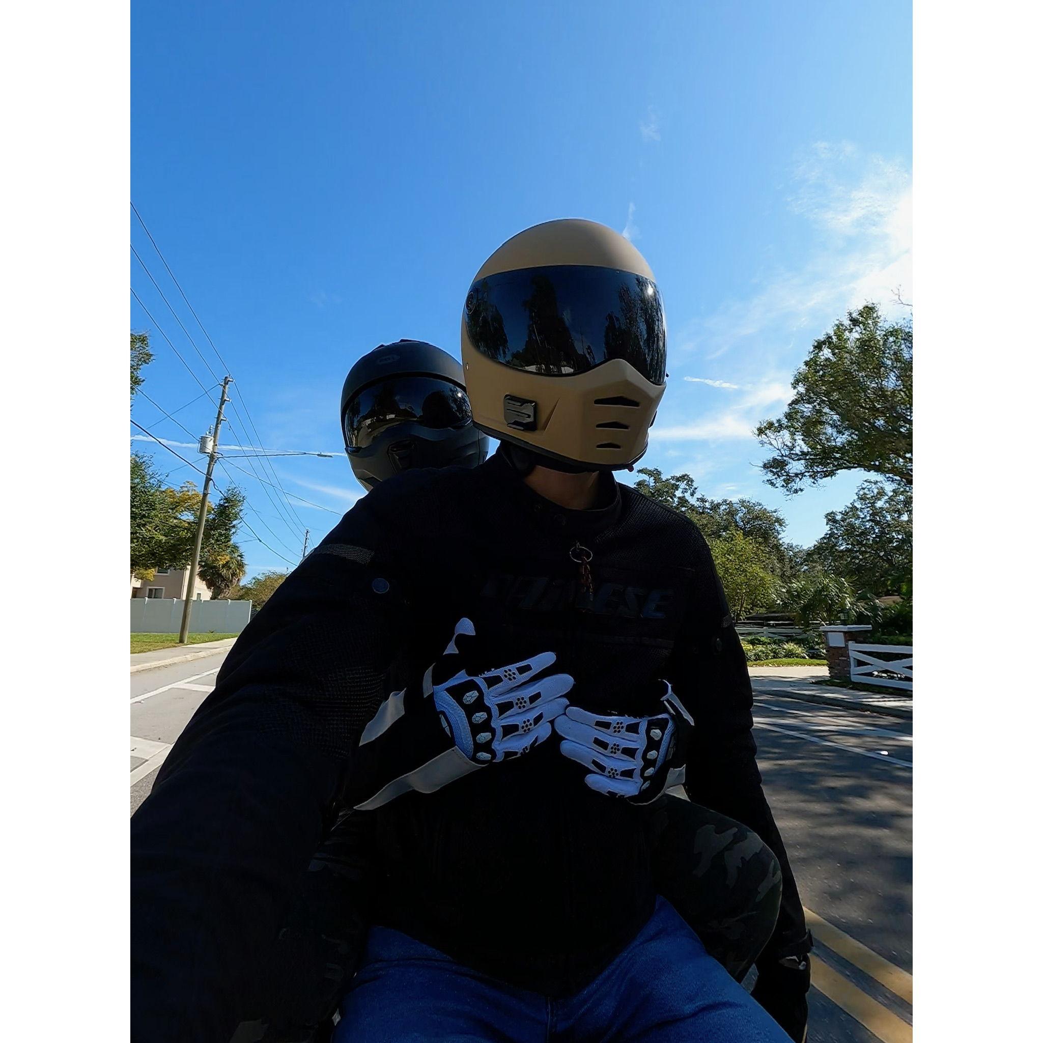 One of our many trips on the bike