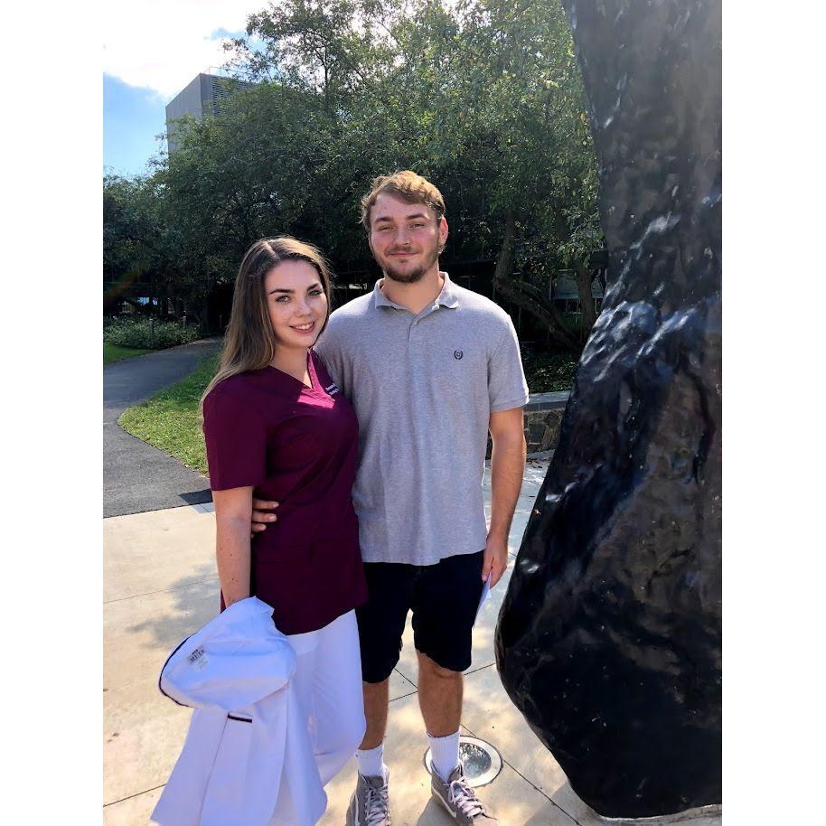 Kaitlyn's white coat ceremony