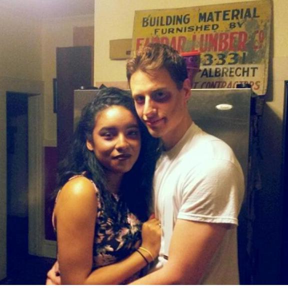 Halloween 2015 : Justin and Adrianna dressed up this Halloween as vampires from the 20's which led to a fun-filled date at the Cheesecake Factory