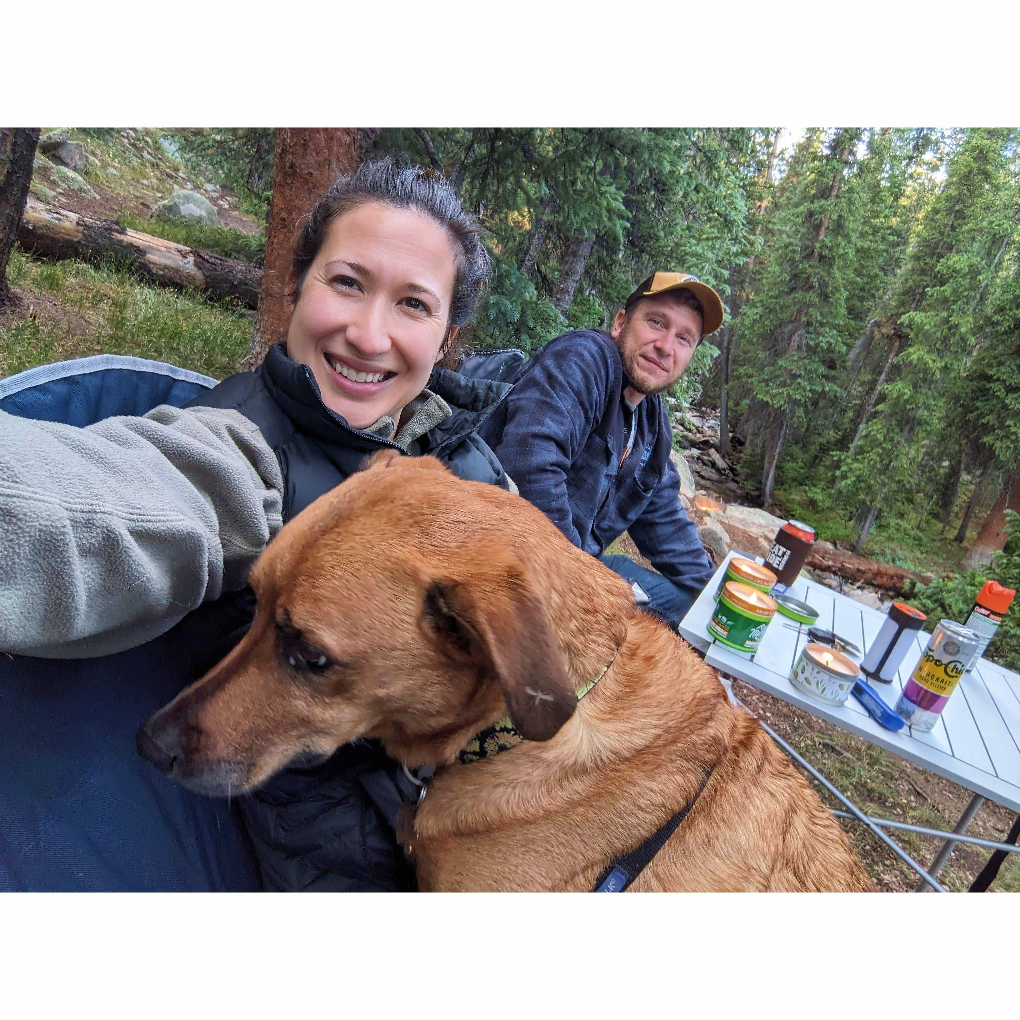 Camping with Lila!