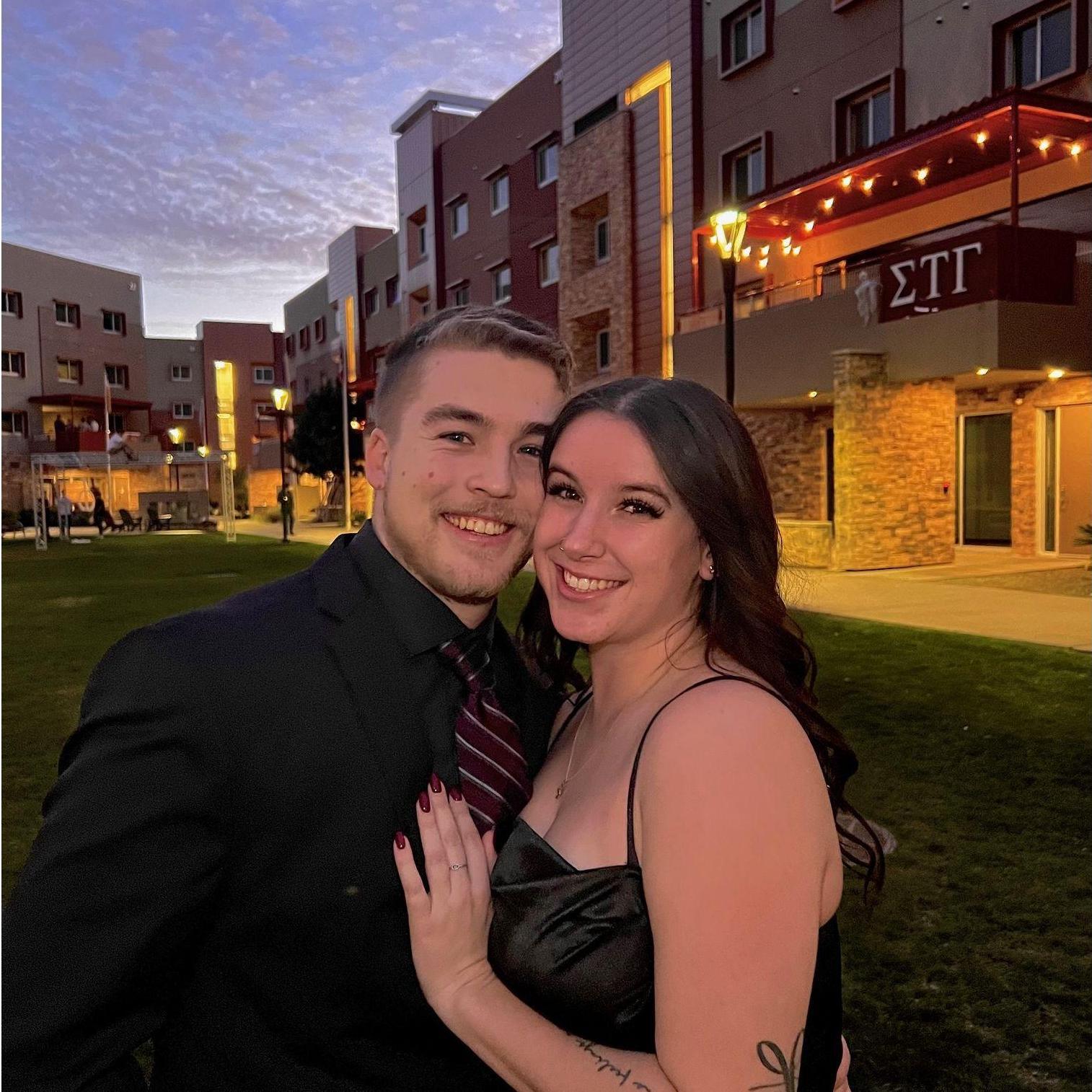 November 2022:
We were on our way to one of the many Sigma Kappa date parties we attended.