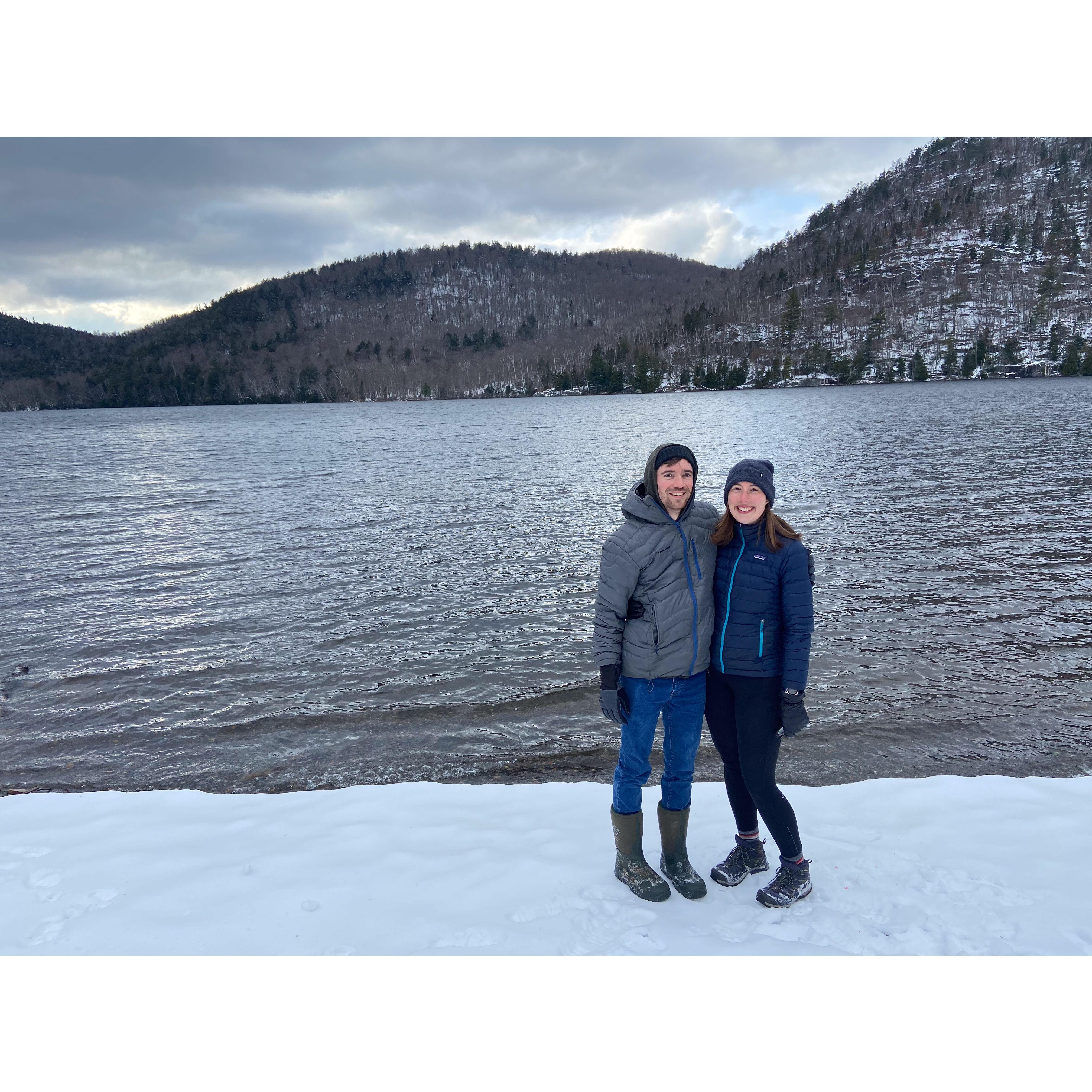 13th Lake in winter 2022