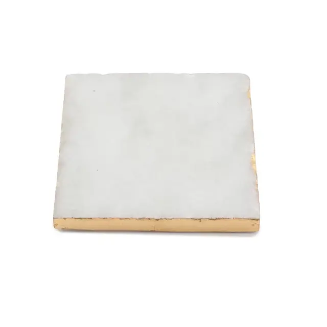 Thirstystone® Marble Coaster with Gold Edge