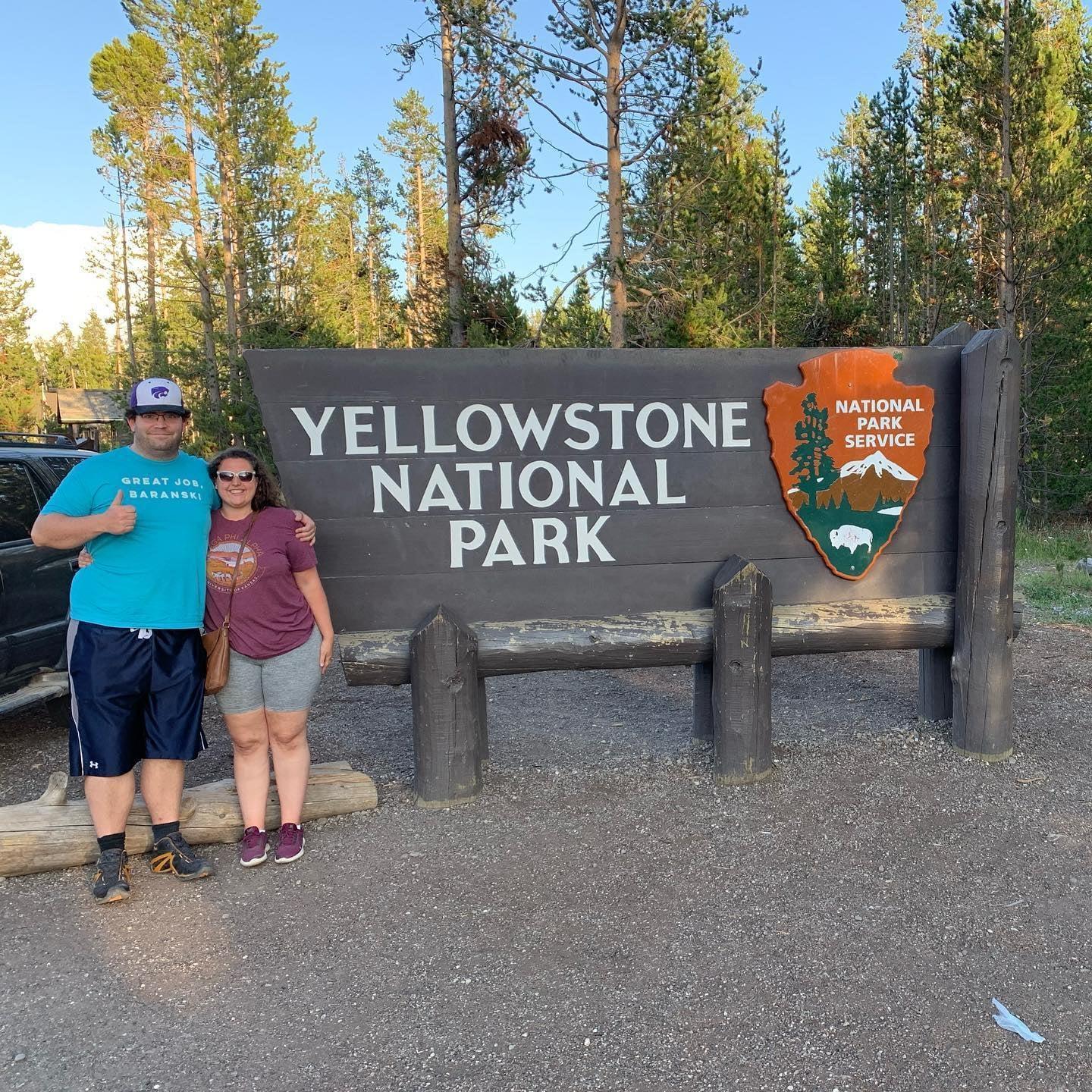 Andy and Alex at Yellowstone